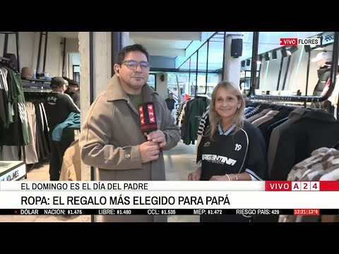 👔🧣 DÍA DEL PADRE: ROPA,  EL REGALO MÁS ELEGIDO POR PAPÁ