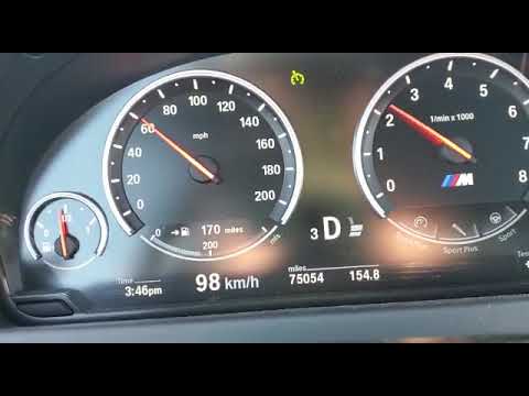 bmw f13 m6 dct 100-200km/h acceleration