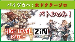 【グラブル】バイヴカハ火ドクターソロ討伐 バトルのみ【ZiNチャンネル】【グランブルーファンタジー】