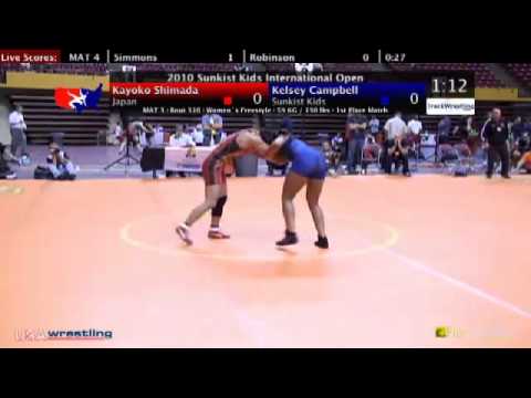 Sunkist Open - Women's Freestyle - 59kg Final - Kelsey Campbell vs. Kayoko Shimada