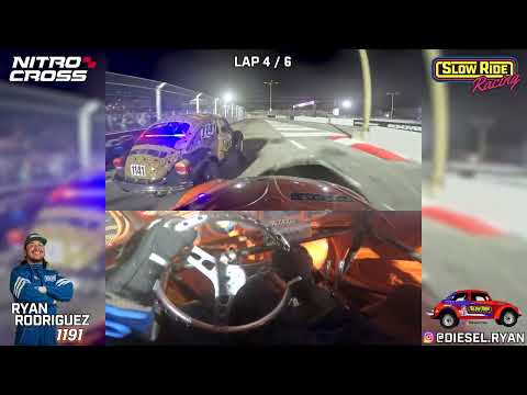 NitroCross Las Vegas '24 | Baja Bugs Final Fri | Diesel Ryan Full In Car Race