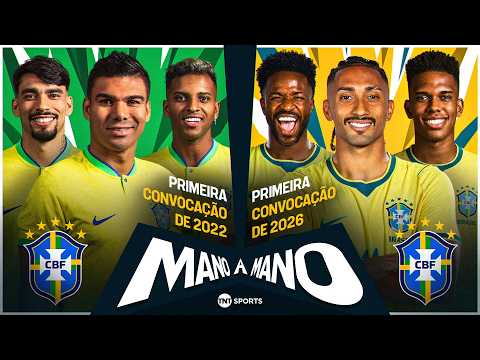 PRIMEIRA CONVOCAÇÃO PÓS-COPA DE 2022 X PRIMEIRA CONVOCAÇÃO PÓS-COPA DE 2026: QUEM É MELHOR?