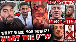 Ilia Topuria CONFRONTED TO HIS FACE over VIRAL PARTY VIDEO! GSP RESPONDS McGregor! Sean & Paddy