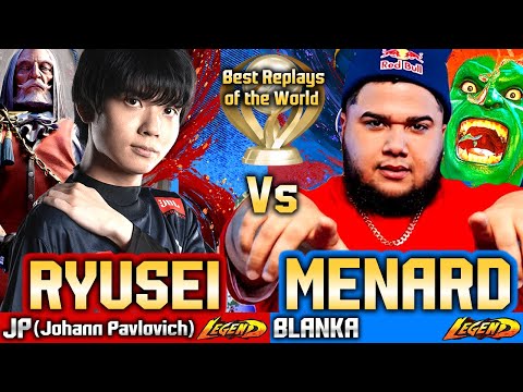 🔥SF6 (MenaRD vs Ryusei)🔥(Blanka vs JP)▰ Street Fighter 6 High Level