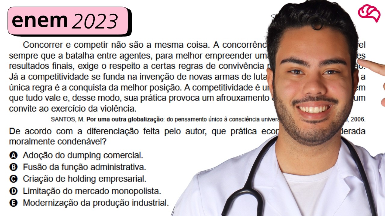 Resolução em Vídeo — Questão 88 ENEM 2023
