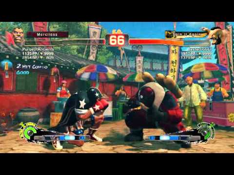 Ultra Street Fighter IV battle: Balrog vs Zangief