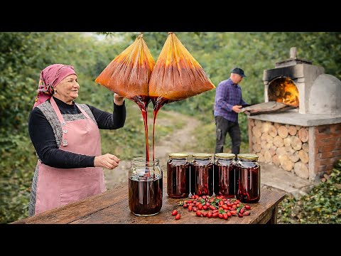 Rustic Fish Lavangi with Homemade Rosehip Sour | Hidden Azerbaijani Village