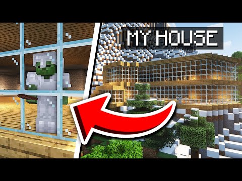 EPIC MOUNTAIN HOUSE BUILD in Minecraft! (Realms SMP)