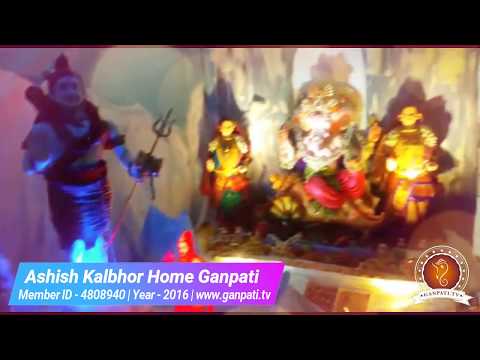 Ashish Kalbhor Home Ganpati Decoration Video