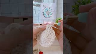 【ネココースター耳編】 #かぎ針編み初心者 #ハンドメイド #編み図 #セリア