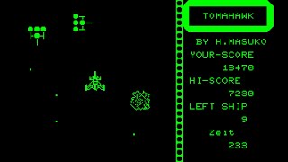 Sharp MZ-80C Game: Tomahawk (1983) PCG version