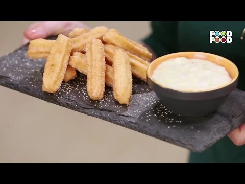 Quick & Easy Churros with Pear Rabri | Crispy Churros Recipe | Snack Recipe | Heathy & Tasty Recipe