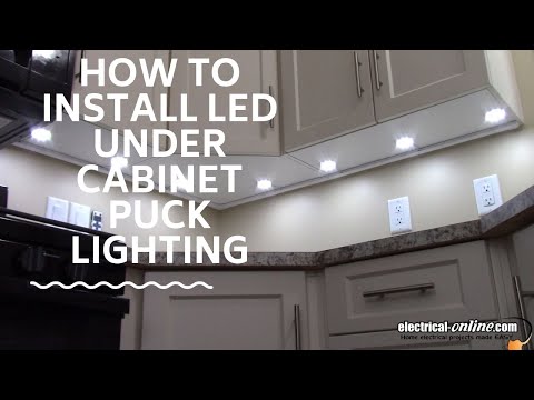 How to Install Under Cabinet LED Puck Lighting