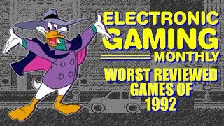 Electronic Gaming Monthly's Worst Reviewed Games of 1992 - Defunct Games