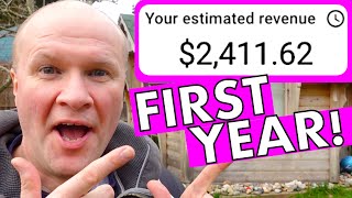 How much YouTube pays me in a YEAR! My analytics, CTR and adsense money per view...
