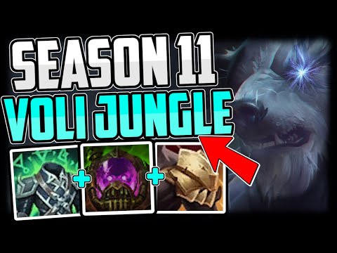 TURBO SPEED VOLIBEAR JUNGLE BUILD CRUSHES SOLO QUEUE | Volibear Guide Season 11 - League of Legends