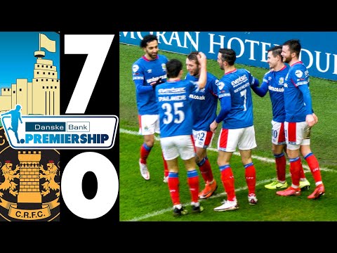 HIGHLIGHTS | Linfield 7 - 0 Carrick Rangers