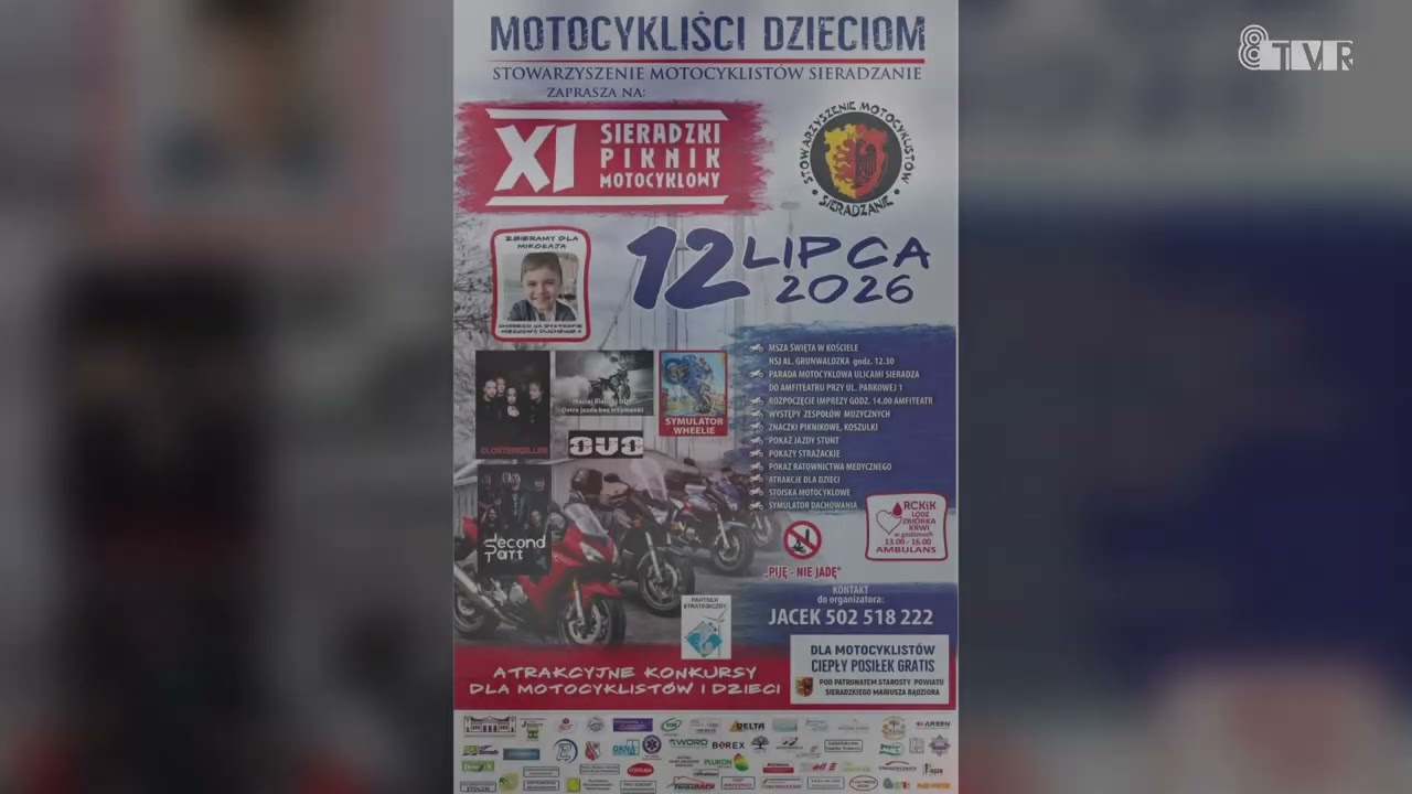 XI Sieradzki Piknik Motocyklowy | ZAPROSZENIE