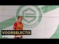 Voorselectie sluit 2021 af met feestelijke training