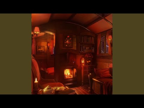 Rain, Thunder and Fireplace (Rustic Caravan Ambience)