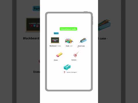 O'quv qurollari (3-qism) | Jamshid Teacher | #grammar #english #vocabulary