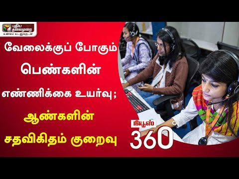News360: Women's Workforce Participation Rising; Men's Percentage Declining