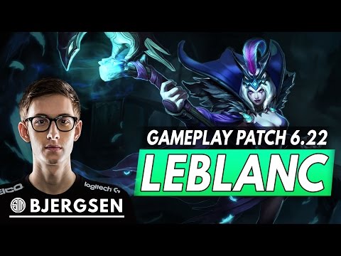 296. TSM Bjergsen LEBLANC vs FIZZ MID - November 12th, 2016 - PreSeason 7 Patch 6.22