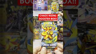 Full opening on the YouTube channel! #pokemon #pokemoncards #chaosrising #fyp #pokemontcg