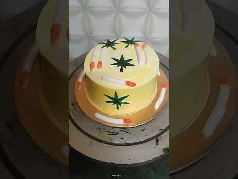 birthday cake 🎂 #cakedecorating #howtomakecakecreamathome #highlights #cakedecorating