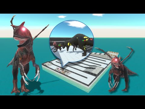 ESCAPE FROM ALIEN CARNOTAURUS - Animal Revolt Battle Simulator