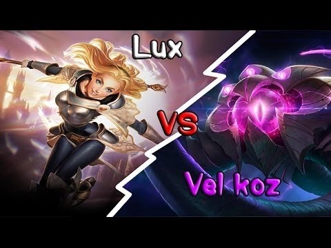 Lux vs Vel'Koz Ultimate Laser Challenge!