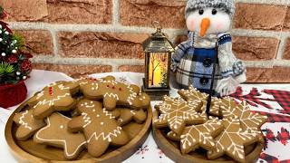 Easy Christmas Cookie Recipe | Classic Gingerbread men and stars