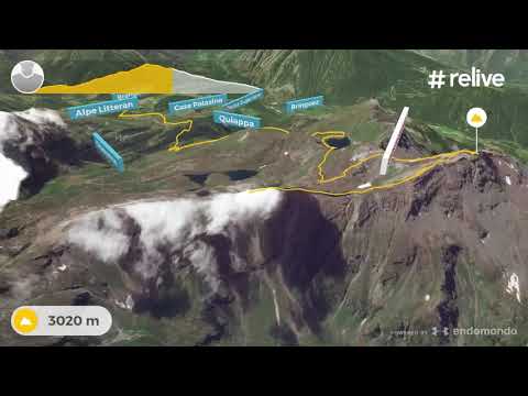 Corno Bussola 3023mt laghi della Palasina e Lago Bringuex da Estoul