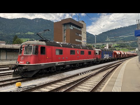 Zugverkehr Gotthardbahn Schweiz 04.09.2025 Trainspotting Gotthard Line Arth-Goldau