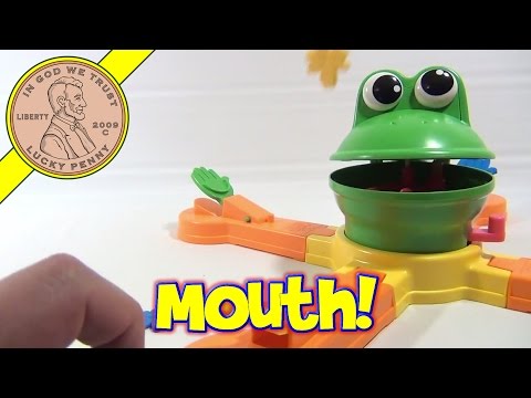 Mr. Mouth Feed The Frog Game No. 04042, 1999 Milton Bradley 