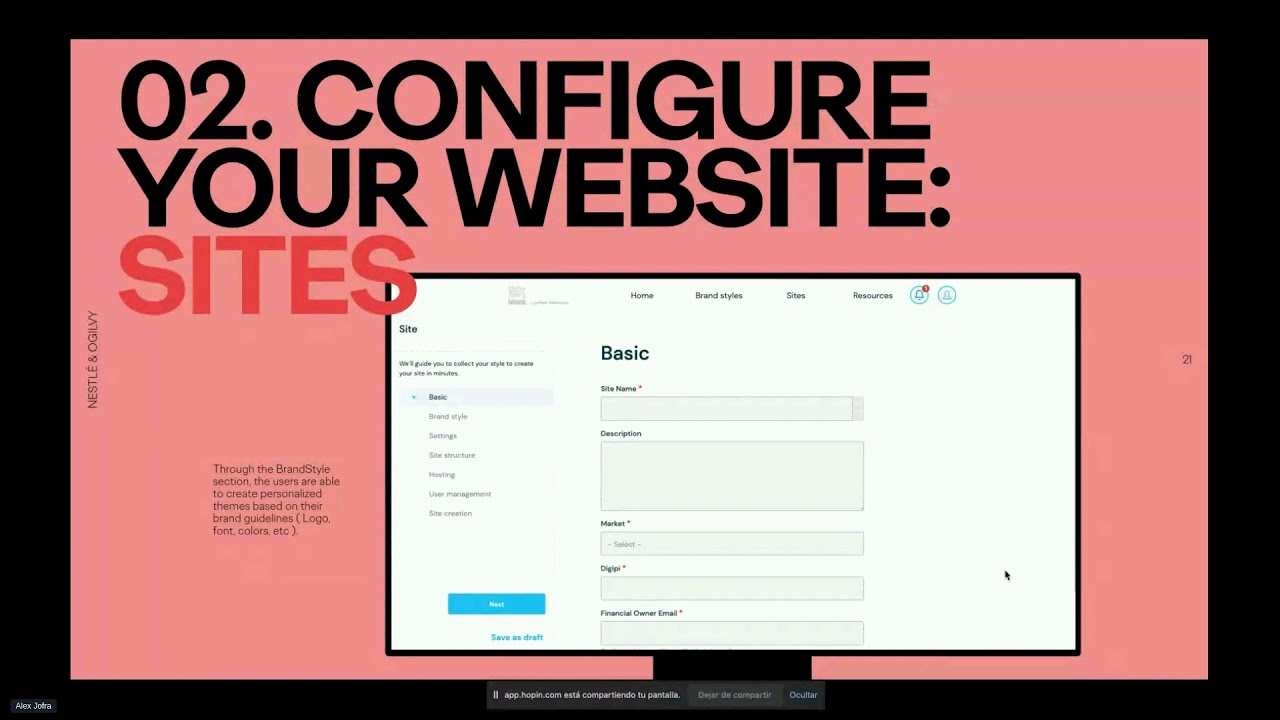 CLIENTS & INDUSTRY EXPERIENCES - SiteBuilder- A brand website in less than 2 hours
