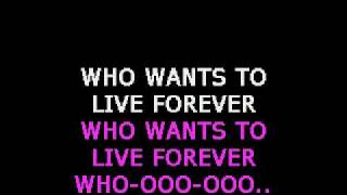 KARAOKE - Dune - Who Want´s To Live Forever