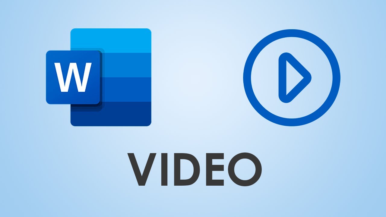 Cómo INSERTAR un VIDEO en Word