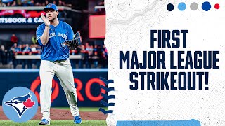 Yariel Rodríguez's FIRST Major League Strikeout!