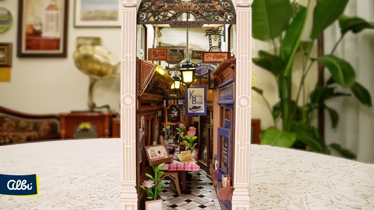 Drewniane modele 3D – Kącik książkowy. Arkady