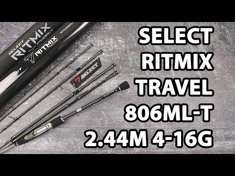  Компактний спіннінг Select Ritmix Travel 806ML-T 2.44m 4-16g Fast (6 част.), з чохлом та тубусом в комплекті