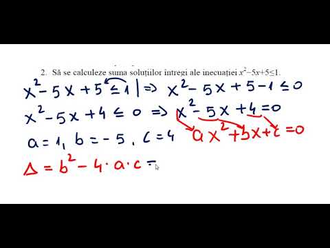 functia de gradul 2 exercitii 1 clasa a X a