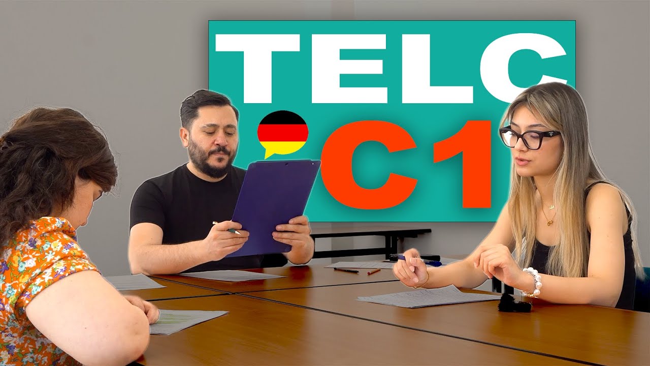 🎓 TELC German🇩🇪 C1 Hochschule – Oral Exam | Full exam with real participants