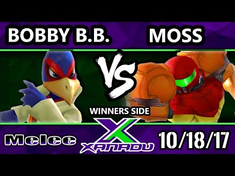 S@X 224 Melee - Bobby Big Ballz (Falco) Vs. Moss (Samus) - Smash Melee Tournament - SSBM