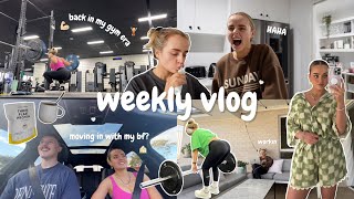 weekly vlog | back in my gym era | moving in with my bf ❤️ organising | adulting | conagh kathleen