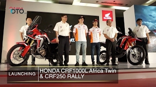 Launching Honda CRF1000L Africa Twin & CRF250 Rally
