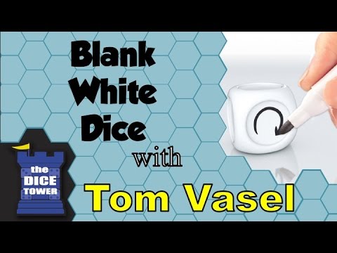 Blank White Dice Review - with Tom Vasel