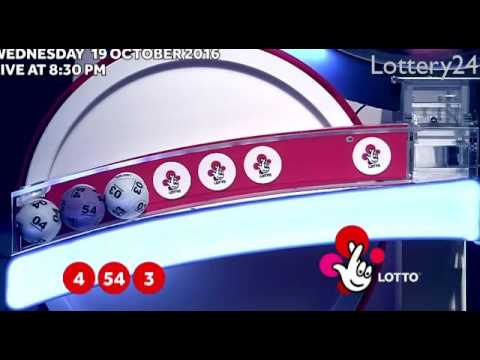 2016 10 19 UK lotto Numbers and draw results
