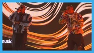 Nas &amp; AZ In Las Vegas At The T-Mobile Arena "Phone Tap" - 12.13.25