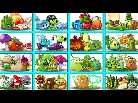 Random 16 Team Plants Battlez - Who Will Win? - PvZ 2 Team Plant vs Team Plant